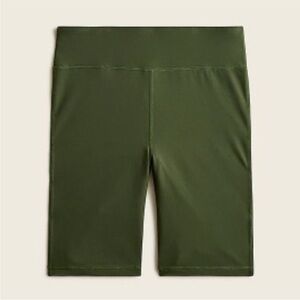 J. Crew High Rise Biker short in Signature flex NWT Size XS Green